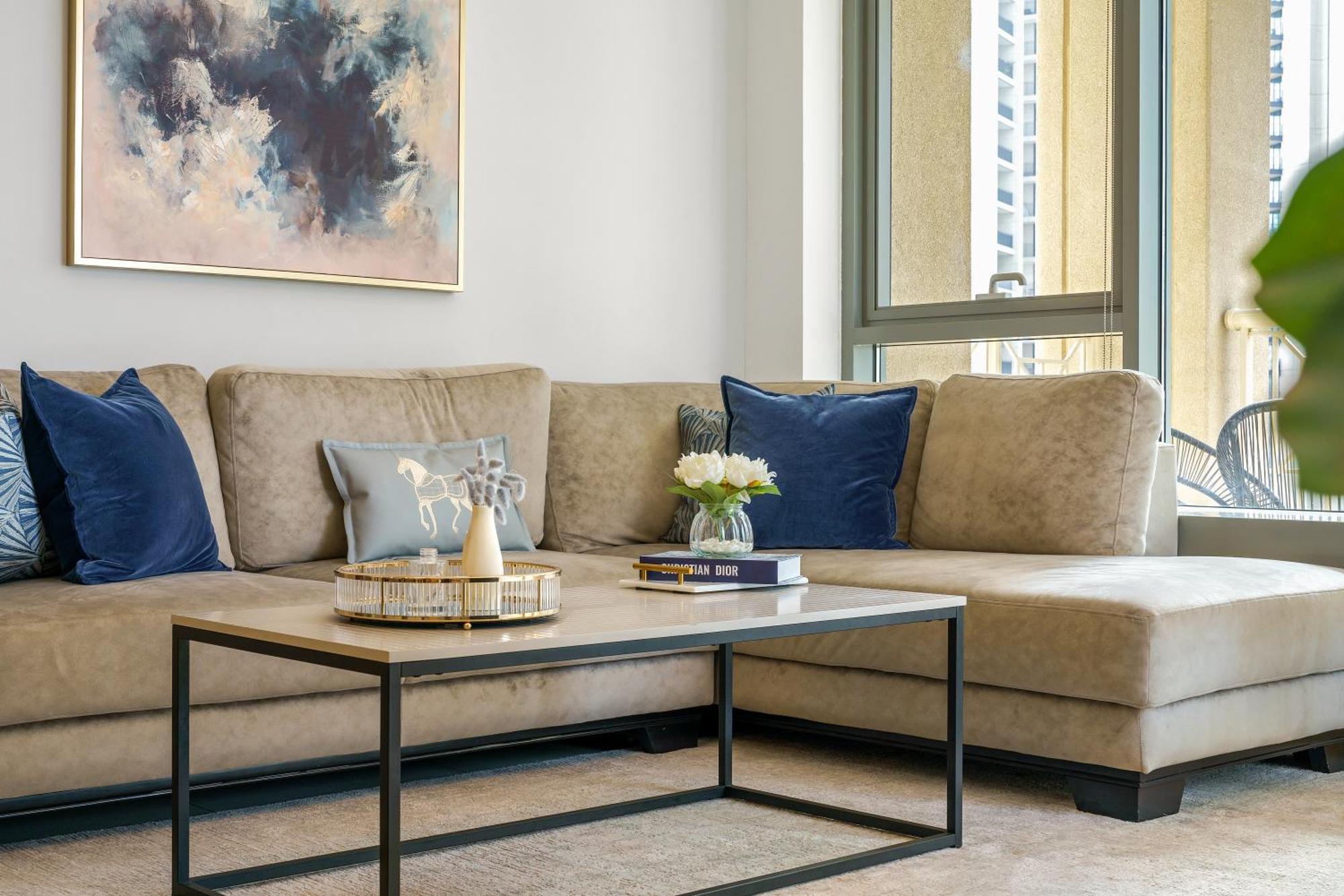 New! Luxury 3Bedroom With Spectacular Burj Views Downtown Dubaj Zewnętrze zdjęcie